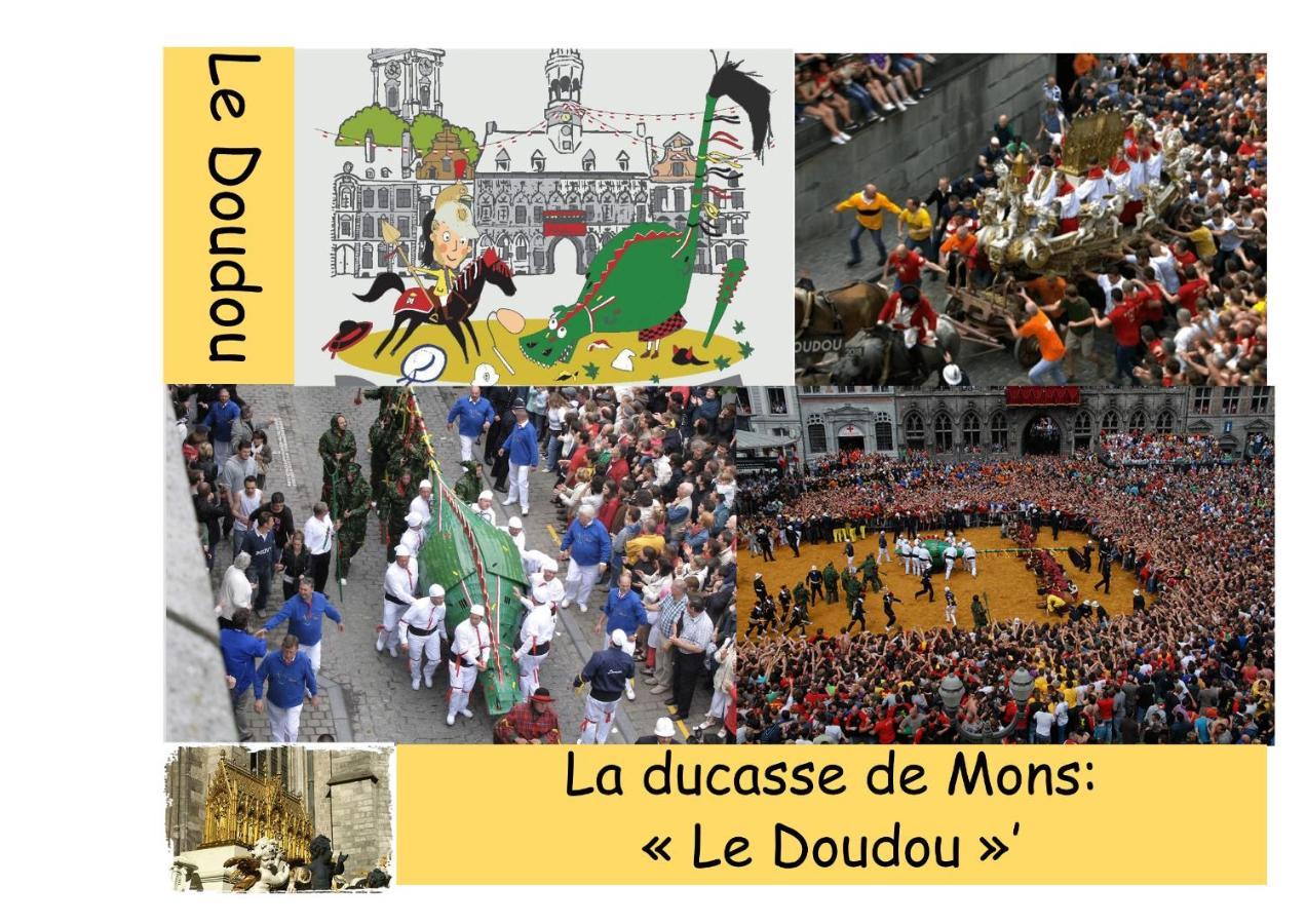 Chambres D'Hote "L Ecureuil" Proche De Mons, Pairi Daiza, A Cote De Spark'Oh Frameries ภายนอก รูปภาพ